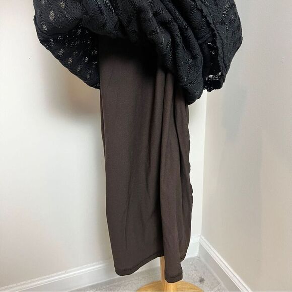 Parallel Dresses Spaghetti Vintage Strap Black Knit Lined Dress Sz 8 (519) - Picture 9 of 12